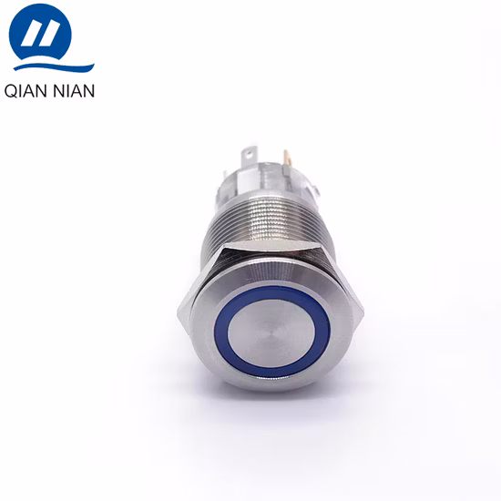 12/16/19/22mm Power Waterproof IP67 Latching Lock Momentary Metal Push Button Switch