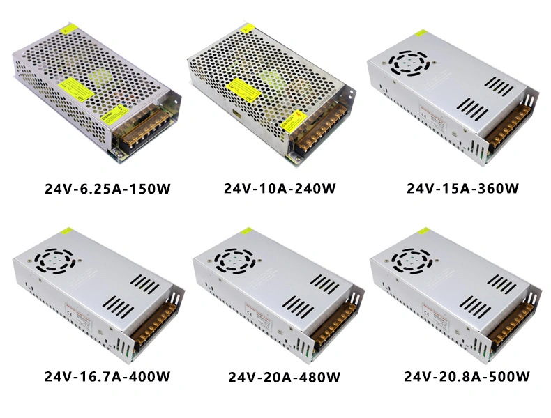 24VDC S-120-24 AC to DC 120W 24V 5A Output Switching Power Supply